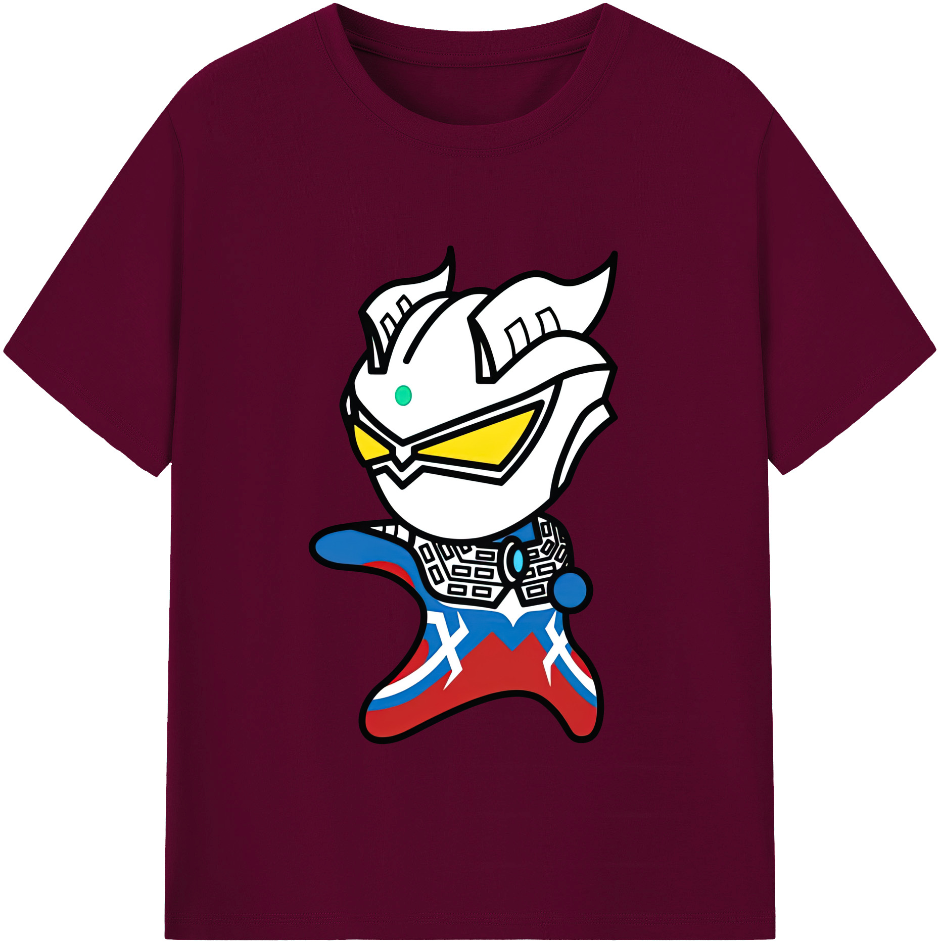 （画像用） ウルトラマン Ultraman レディースカジュアルプリントTシャツ（綿100％）
